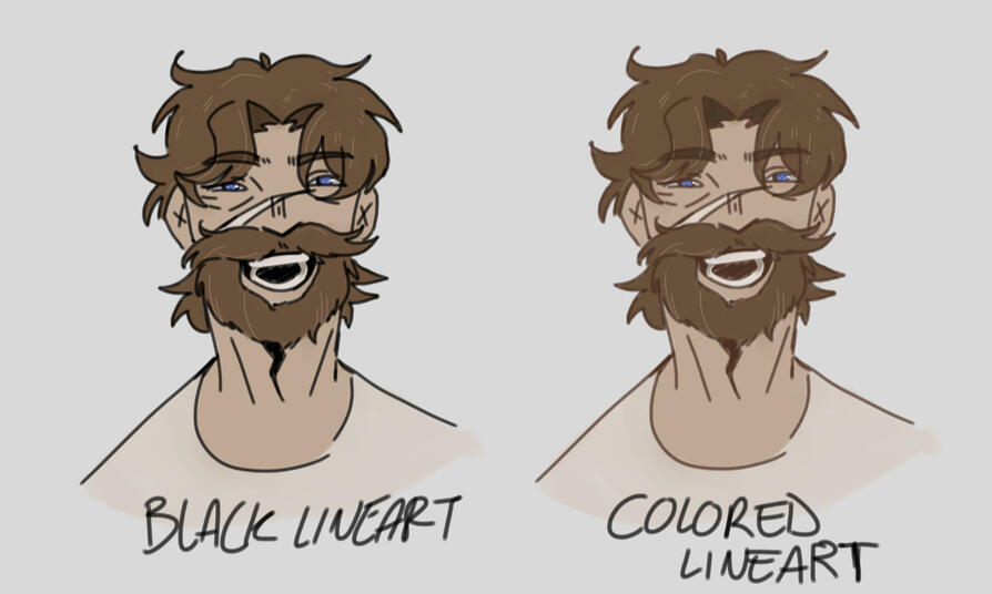 Flat colored - +20€